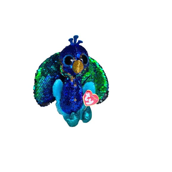 Tyson TY Flippables Bird Plush Stuffed Animal Beanie Baby - Picture 3 of 9